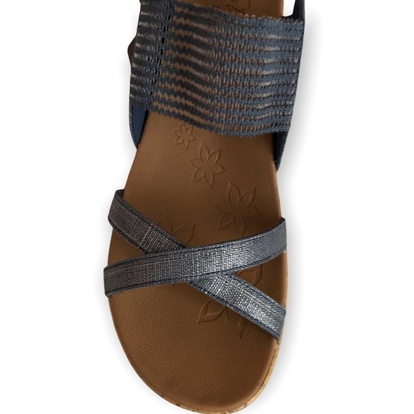 New Skechers High Tea Navy shoes - Picture 4 of 8